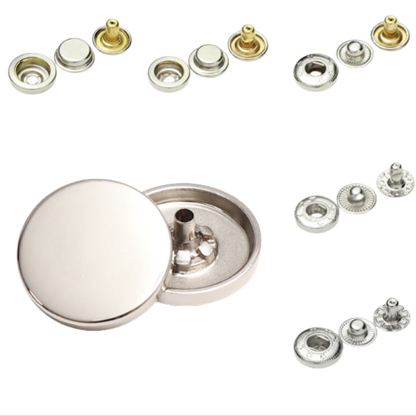 Silvermetallsnäppfästen XL