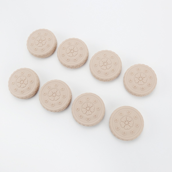 8-pack hjulskydd för resväskor Caramel  Brown Model 3 Caramel  Brown