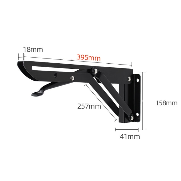 Metallhylla - Kraftiga K-formade hyllstöd 2-pack XXL