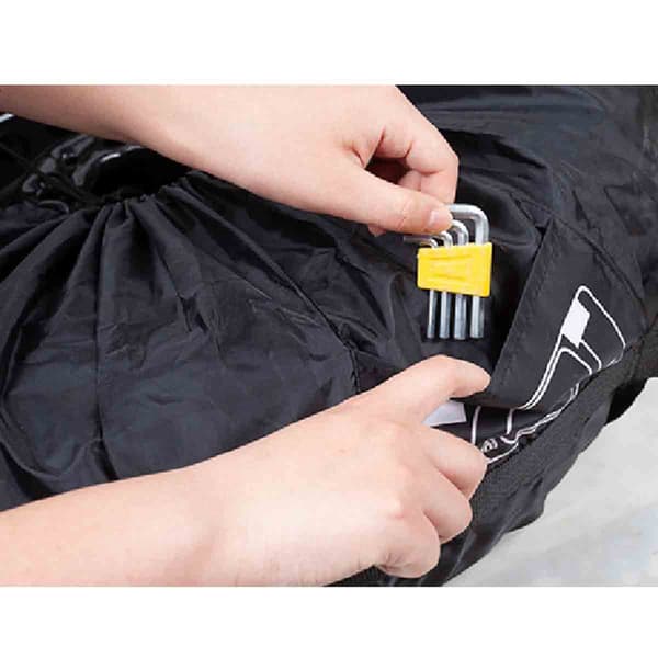 Svart 190T Polyester Taffeta Däckskydd - Skydda Dina Reservdäck L L