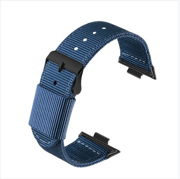 Stilfuld nylonrem til Huawei Fit 3/4/4 Pro Blue Blue