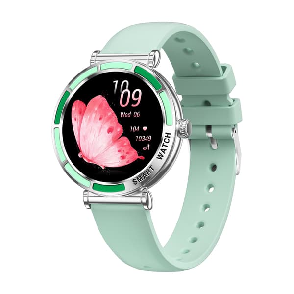 Multifunktionell Smartwatch med Bluetooth-samtal och Hälsoövervakning, kompatibelt med FitCloudPro LightGreen LightGreen