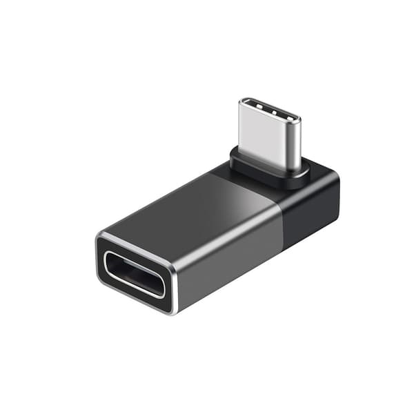 USB4 Type-C Hane till Hona Adapter - Rätvinklig Konverterare, Stöder 240W Laddning & 40Gbps Dataöverföring