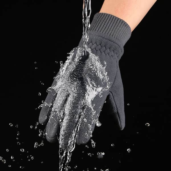 Varma vinterhandskar med touch - skidhandskar, termohandskar Grey S Grey S