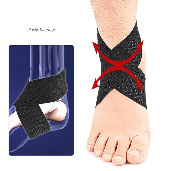 Fotledsstöd Hög elastisk bandage för fotledsskydd