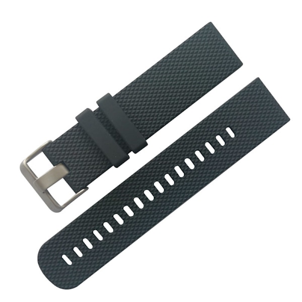 Silikone urrem til Garmin Vivoactive 3 / Venu 2 Plus Sort