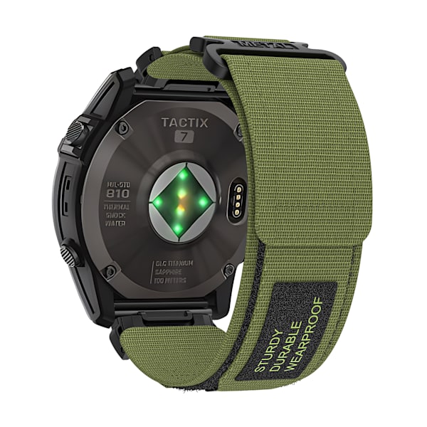 Klockarmband i Nylon för Garmin Watch Träd 22 mm