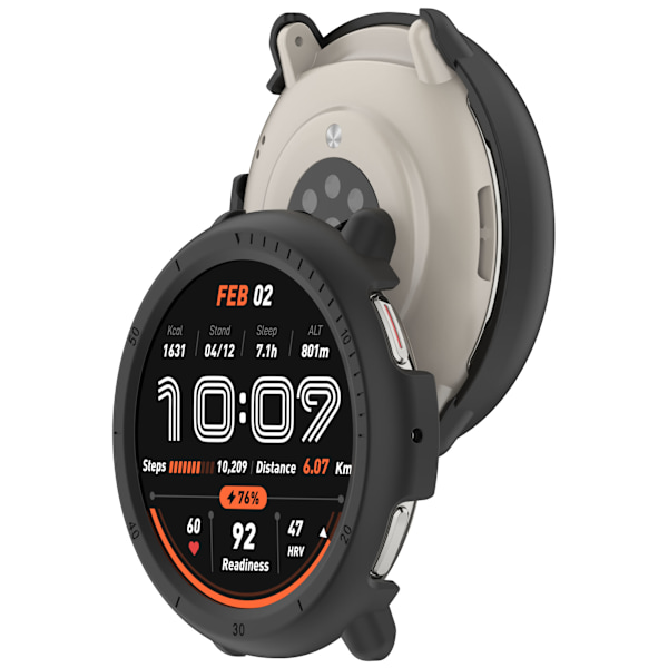 Amazfit Active2 ihåligt skyddsfodral Svart