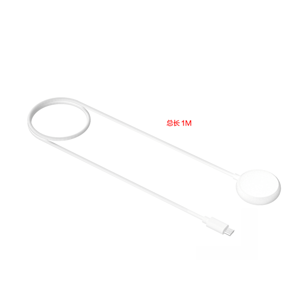 Google Pixel Watch-oplader, magnetisk opladningskabel til Pixel Watch 1. generation Hvid