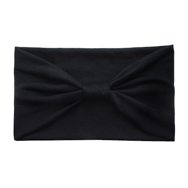 Blødt hårbånd Running Yoga Turban hårbånd 5-delt Hvid + lysegrå + kaffe + abrikos + s