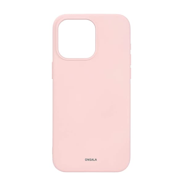 Mobilskal Silikon MagSeries Chalk Pink - iPhone 15 Pro Max