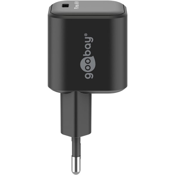 USB-C™ PD GaN hurtigoplader Nano (45 W) sort