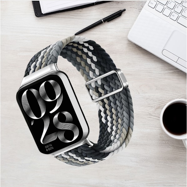 Xiaomi Smart Band Sort Chokolade Nylon Flettet Rem Xiaomi 8 Lite