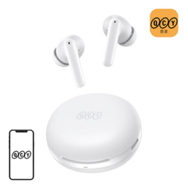 Øretelefoner TWS QCY T13 ANC2, ANC (hvide)