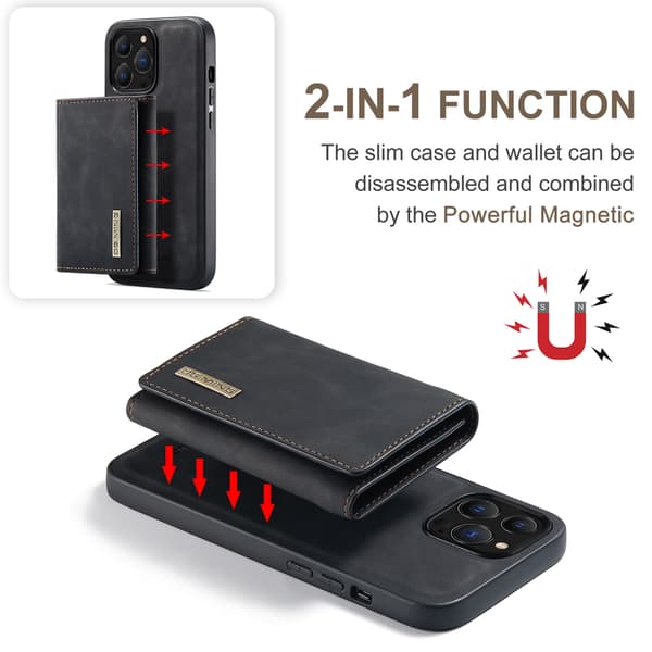 Magneettinen lompakkokotelo iPhonelle iPhone 16