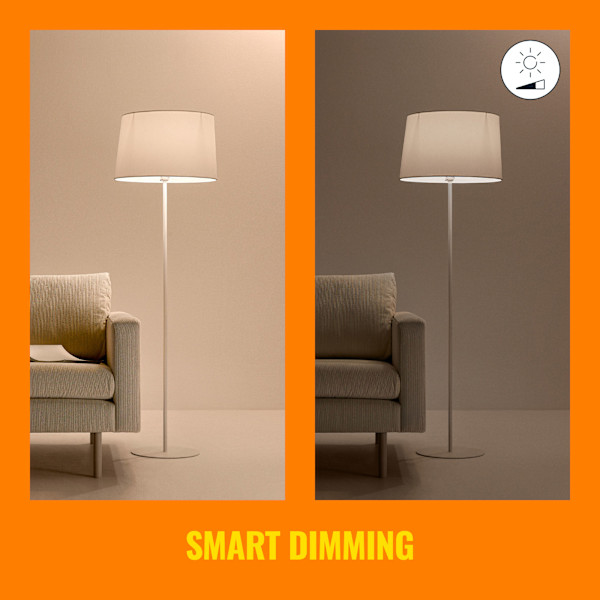 WiFi Smart LED E27 60W 806lm Varm-kallvit 1-pack