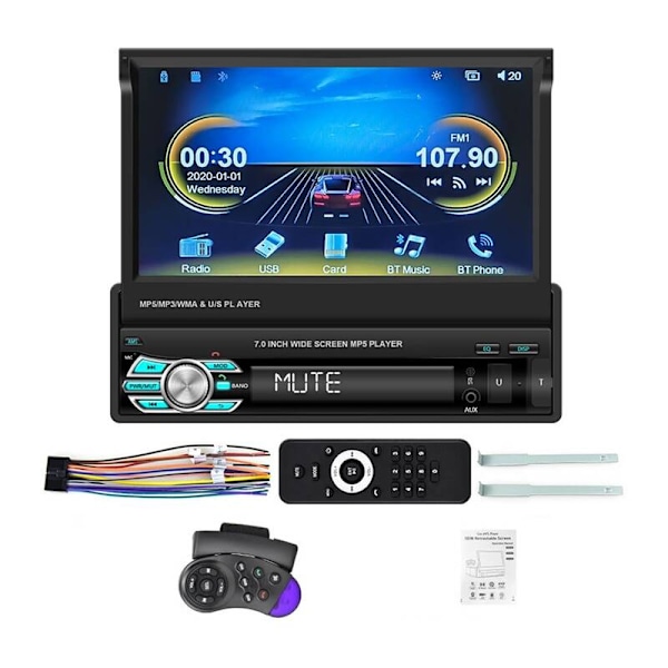Autonäyttö 6,86'' Podofo A3503 Carplay&Android Auto, WIFI