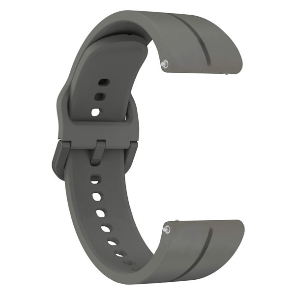 Kellon ranneke silikoni Samsung, Huawei, Garmin, Huami GTR Mini Tummanharmaa 20 mm