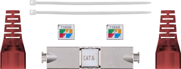 Työkaluton kaapeliliitäntä "Thin" CAT 6, STP suojattu