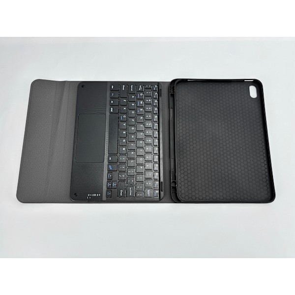 Suojakotelo irrotettavalla Bluetooth-näppäimistöllä iPadille iPad 10 10,9 tuumaa Musta