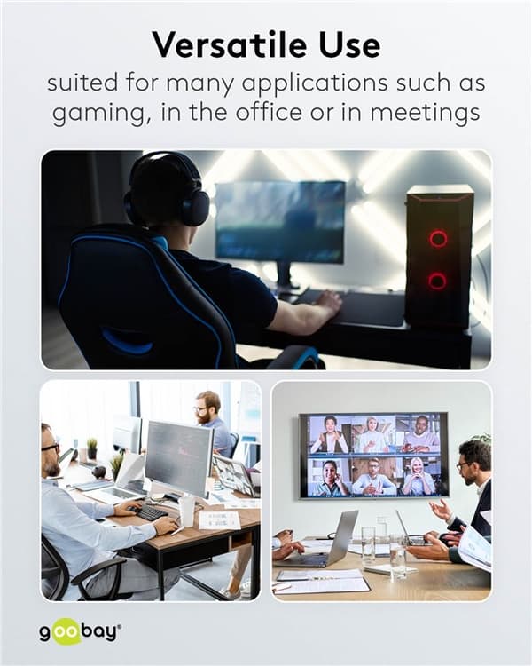 Ethernet-kaapeli USB-A 3.0 - RJ45, ohut, 1,5 m