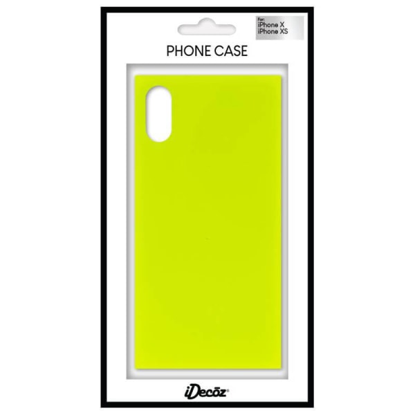 IDECOZ Mobilskal Neon Gul iPhone X/XS