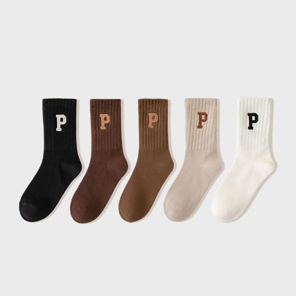 5 paria Pack P Letter -sukat