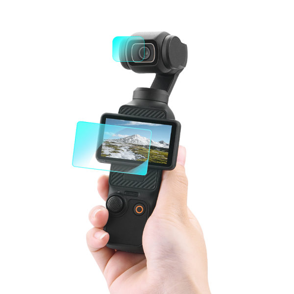 Lens skærmbeskytter i hærdet glas til DJI Osmo Pocket 3 Gennemsi Gennemsigtig