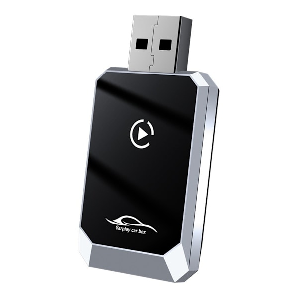 Smart Bil Interconnect Box: Trådlös CarPlay & Android Auto 2-i-1 Adapter för Bilinfotainmentsystem Silver Silver