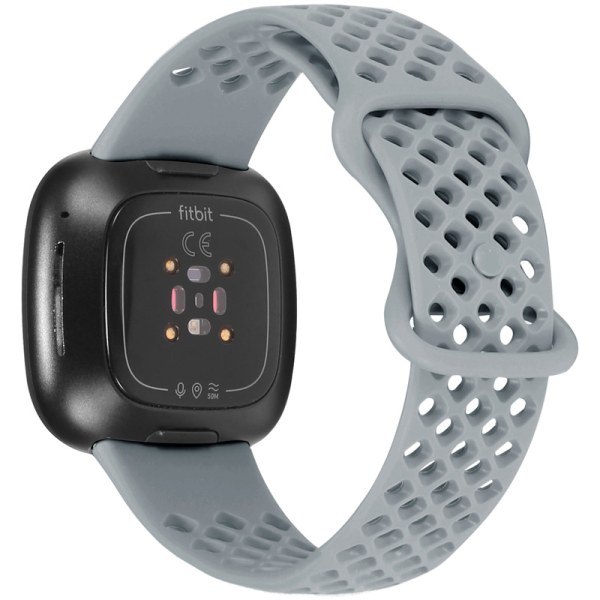 Silikonarmband för Fitbit Versa 3 / Fitbit Sense Grå