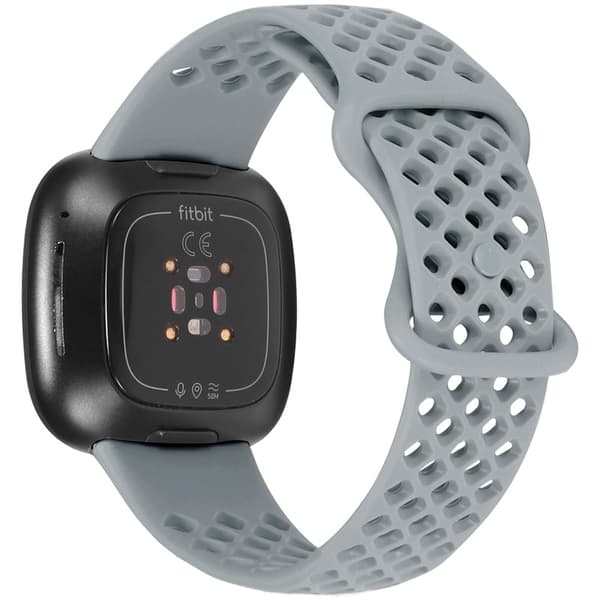 Silikoninen kelloranneke Fitbit Versa 3 / Fitbit Senselle Grey Grey