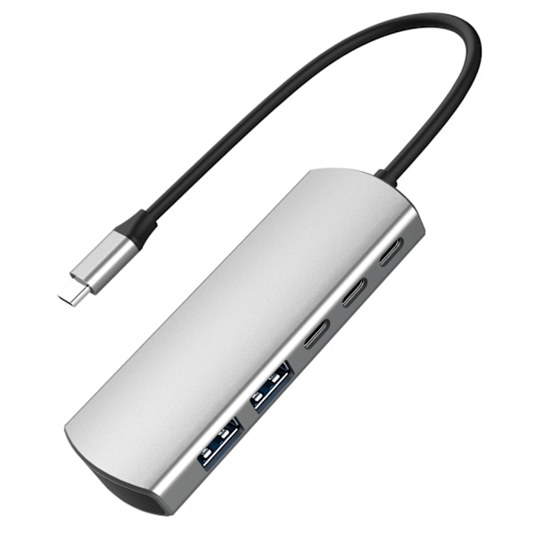 5-in-1 Type-C -keskitinsovitin USB-C PD:llä