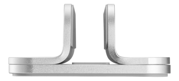 Adjustable vertical laptop holder, 5kg, aluminium