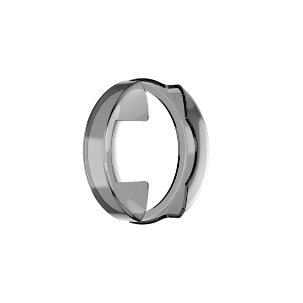 Kompatibel med Garmin Forerunner 245/245M TPU skyddsfodral Transparent+svart