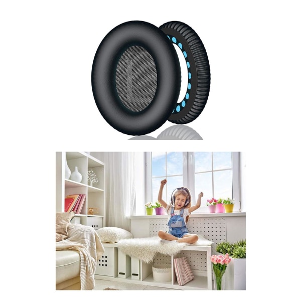 INF Ørepuder Bose QC35/25/15, AE2, AE 2i, AE 2w, SoundTrue, SoundLink Sort