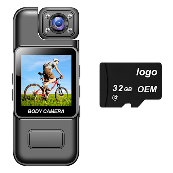 M11 Clip-On WIFI Utomhussportkamera (32GTF-kort)