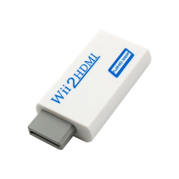 INF Nintendo Wii til HDMI-adapter - fuld HD 1080p Sort
