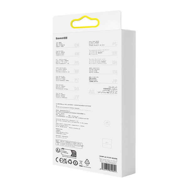 Snabbladdningskabel Baseus USB-C till Lightning Explorer Series 1m, 20W (blå)