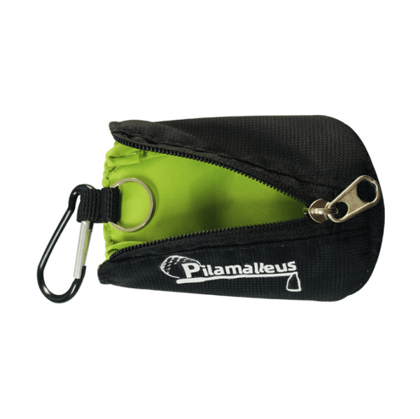 Kannettava golfpallon pidike T-pussilla Black Black