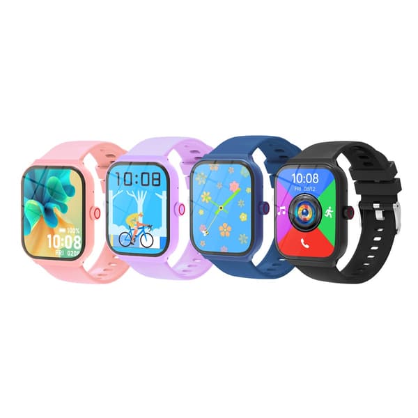 Multifunktionell Smartwatch med Bluetooth-samtal och Hälsoövervakning, kompatibelt med Android och iOS Blue Blue