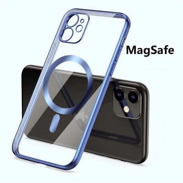 Mobilskal för MagSafe laddning Blå  iPhone XR Blå