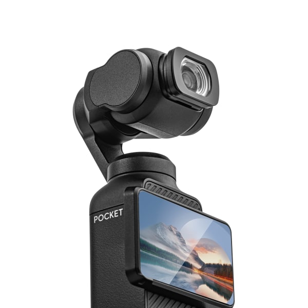 Laajakulmaobjektiivi DJI Osmo Pocket 3 -kameralle Musta Musta