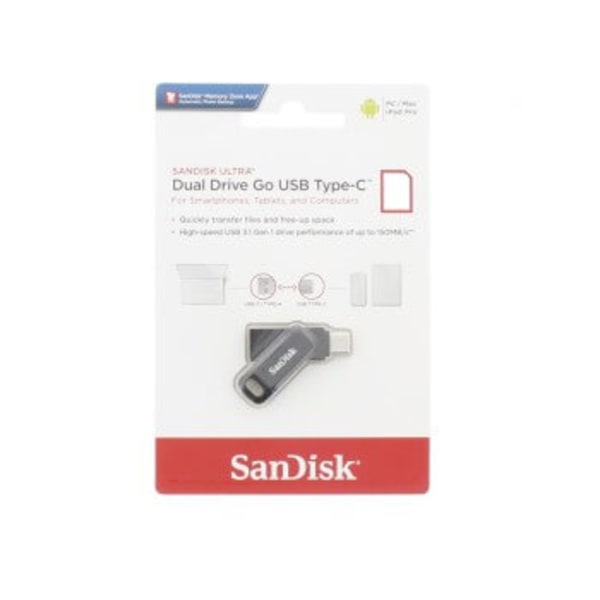 SANDISK USB Dual Drive Go Ultra 256GB, USB-C & USB 3.1