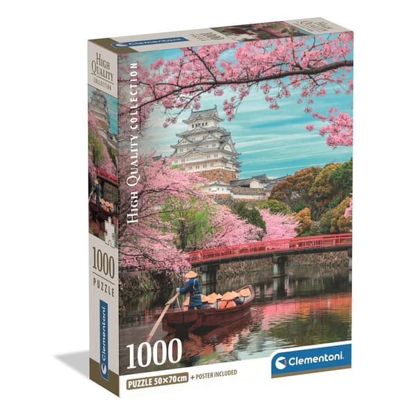 Pussel 1000 Pcs CB Himeji Castle In Spring