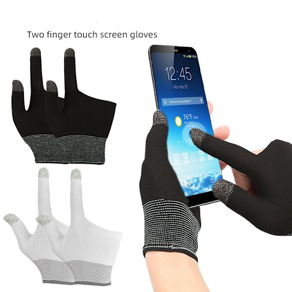 Touchscreen følsomme handsker Sort