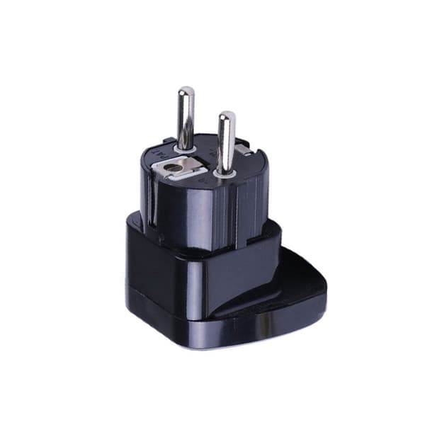 Europeisk Standard Reseadapter Black Black