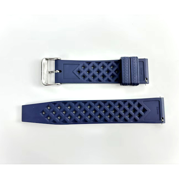 Blått Klockarmband för Tissot Omega Blå 22mm