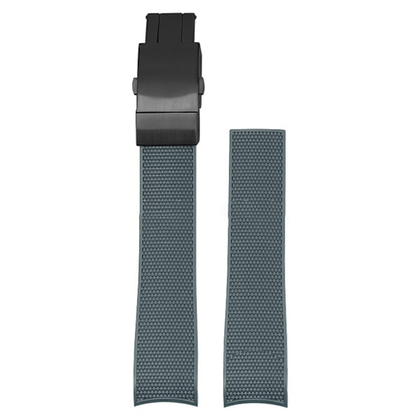 Urrem til Longines Conquest L3.742 642 781 782 - 21 mm Grå+sort