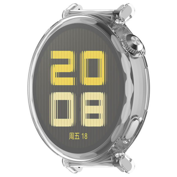 Skyddsskal för Huawei Watch GT5 41MM - Heltäckande TPU-skal i silver
