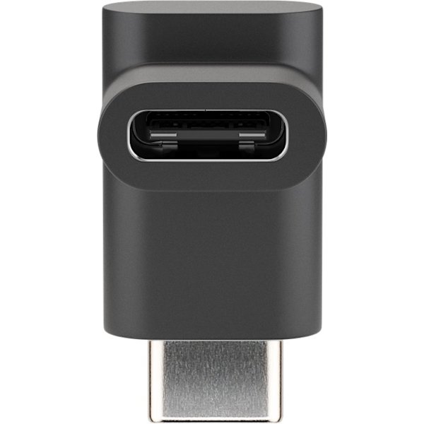 Adapter USB-C™ till USB-C™ 90°, svart